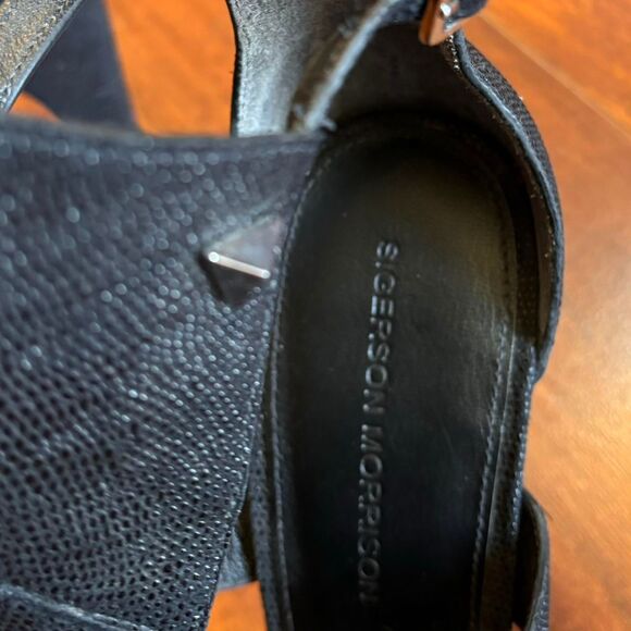 Sigerson Morrison Women's Black Sandals - Picture 5 of 7